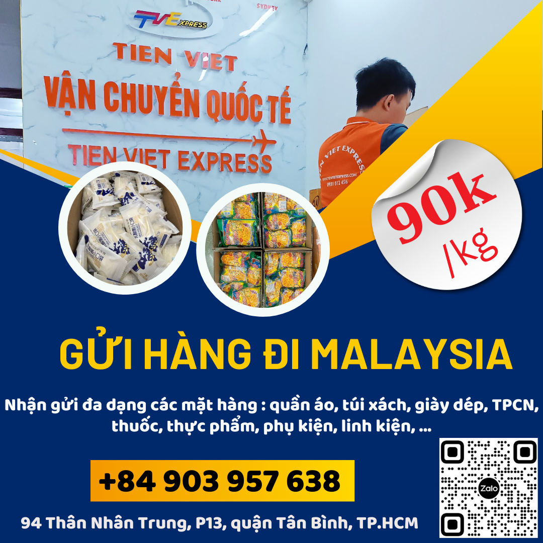 Gửi hàng đi Malaysia
